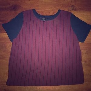 Forever 21 Wide Baseball T-Shirt